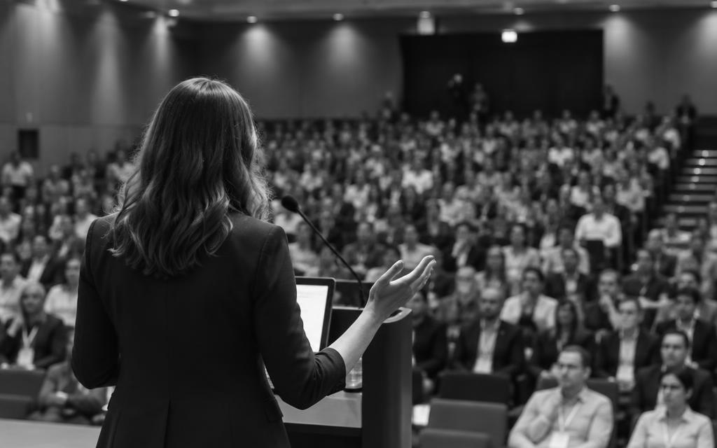 Palestra para plateia